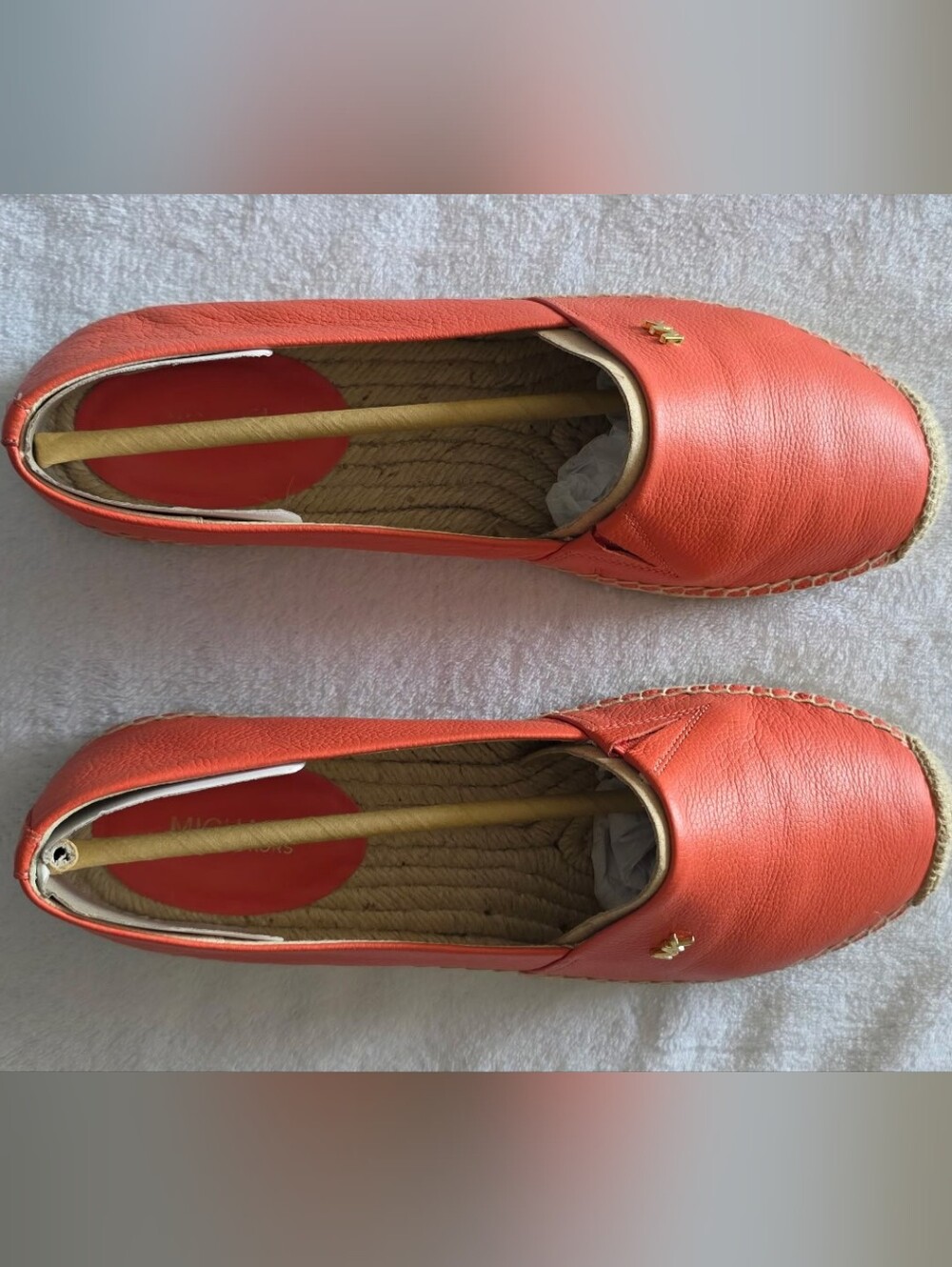 Michael Kors Kendrick Espadrille Flats In Grapefruit